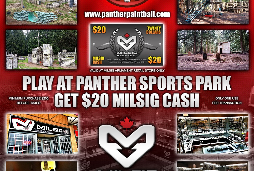 June Special Promo – Play at Panther and Get $20 MILSIG Cash